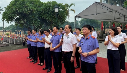 Viện KSND huyện Gia Lâm, Thanh Trì thực hiện các hoạt động tưởng nhớ...